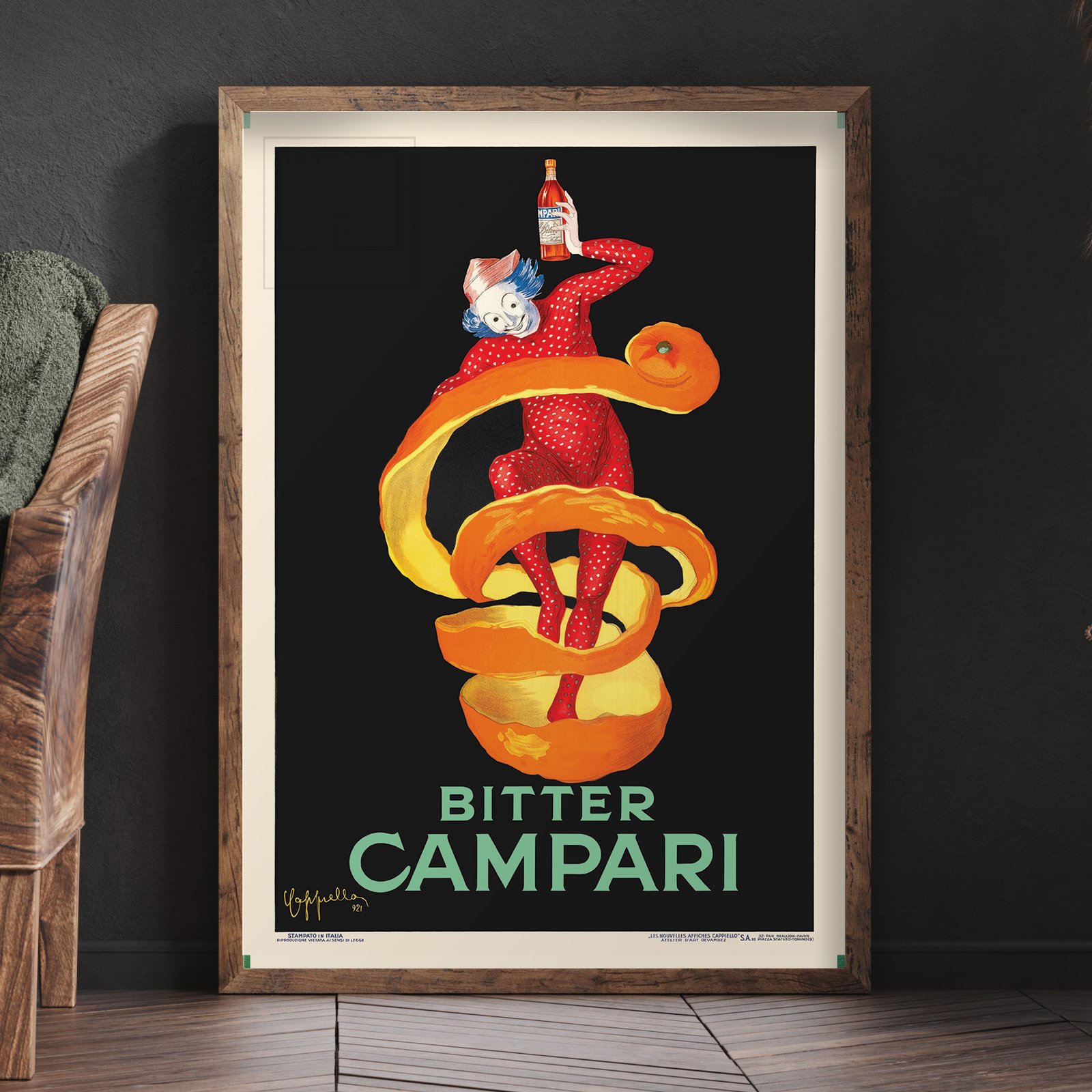 Bitter Campari | Leonetto Cappiello | 1921 | Vintage Ads | Wall